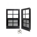 2 Pack Yuzzy Shed Windows with Tempered Glass and