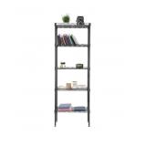 5 Tier Adjustable Metal Wire Shelf - 12"x17"x 48