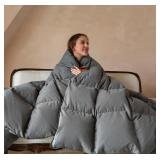 Luxury Goose Feather Down Comforter - King - Oeko