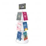 ANNA Greeting Card Display Stand, White, Approx. 3