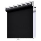 Persilux Blackout Roller Blinds, Black 36" Wide