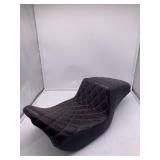 Low Profile Touring Seat for Motorcycle - Black wi