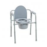 Drive Medical Bedside Folding Commode with Bucket