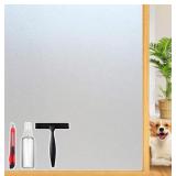 Frosted Glass Window Privacy Film Approx. 23.6" x