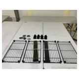4 Tier Metal Wire Shelf Rack - 11.8x21.7x39.5" -
