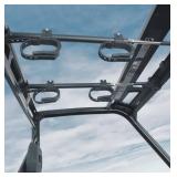 Kemimoto UTV Overhead Tool Holder Rack - 23" to 3