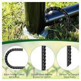 16 Pc. Rebar J Stakes - .5x24", Raw Metal