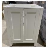 Tuscany Vanity Base - White Finish - 24x34.5x22"