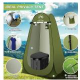 Portable Pop Up Privacy Tent, 47" x 47" x 74"H/