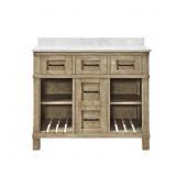 OVE Decors Riverland Vanity 42IN with Top/3" Back