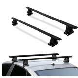 Carverton 55" Roof Rack Cross Bars, Black, No Ins