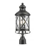 2 Ct. Farmhouse Lamp Post Lights , Black, Approx 1