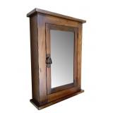 Primitive Mission Style Medicine Cabinet and Mirro