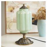 Milk Glass Touch Lamp - 3 Way Dimmible - USB Charg