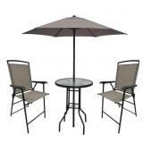 Backyard Creations - 4 Pc Folding Patio Set - Tabl