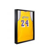 Shadow Box Large Jersey Frame Display Case, Black