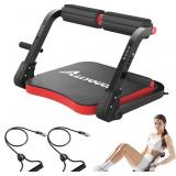 ALLYOUGER Ab Machine, Red & Black