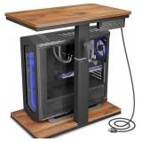 CSIHOP Height Adjustable Computer Tower Stand with