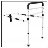 Adjustable Bed Assist Rail by Vaunn Medical, White