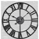 Antique Tower 24" Roman Numeral Wall Clock - Anti