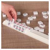 Mahjong All-in-one Rack and Pusher - White