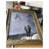Barnwood Framed - Where the  Buffalo