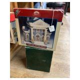 2 Pcs - Christmas Village Bakery & Library