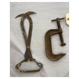 Ice Tongs  & C Clamp