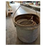 4 - Metal Buckets - Assorted Sizes