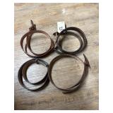 4 Pcs - Leather Belts
