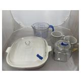 5 Pcs - Corning Ware Casserole Dish - Cup