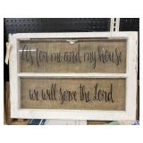 Framed Dï¿½cor Window
