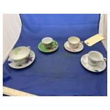 4 Sets - Cup/Saucers