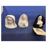 3 Pcs - Catholic Salt/Pepper & Figurines