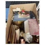 Books - Pic Frames - Hobnail Milk glass Vase