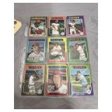 Sheet of Baseball Cards Ken Griffey