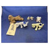 5 - Assorted Dog Figurines