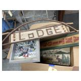 Shadow Box - Antique Sign - Wall Dï¿½cor