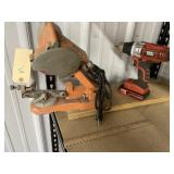 Black & Decker Drill w/Battery & Corded Grinder