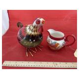 Chicken Dï¿½cor & Creamer