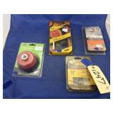 4 Pcs - 16-14-12 Saw Chains & 4" Wire Cut Brush
