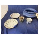 5 Pcs - Bowl - China Saucers - Small Cups