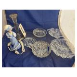6 Pcs - Porcelain Lamp - Glass Candle Holders