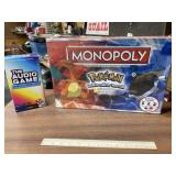 Audio Card Game & Pokï¿½mon Monopoly - New