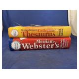 2 Books - Thesaurus & Dictionary