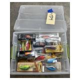 2 - NIP Lures & Plastic Case