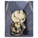 Yard Frog Fountains in Plastic Bin
