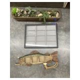 3 Pcs - Succulent Centerpiece - Fish Photo Frame