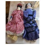 2 - Vintage Porcelain Dolls
