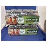 2 Boxes Regular Pint Jars - NEW